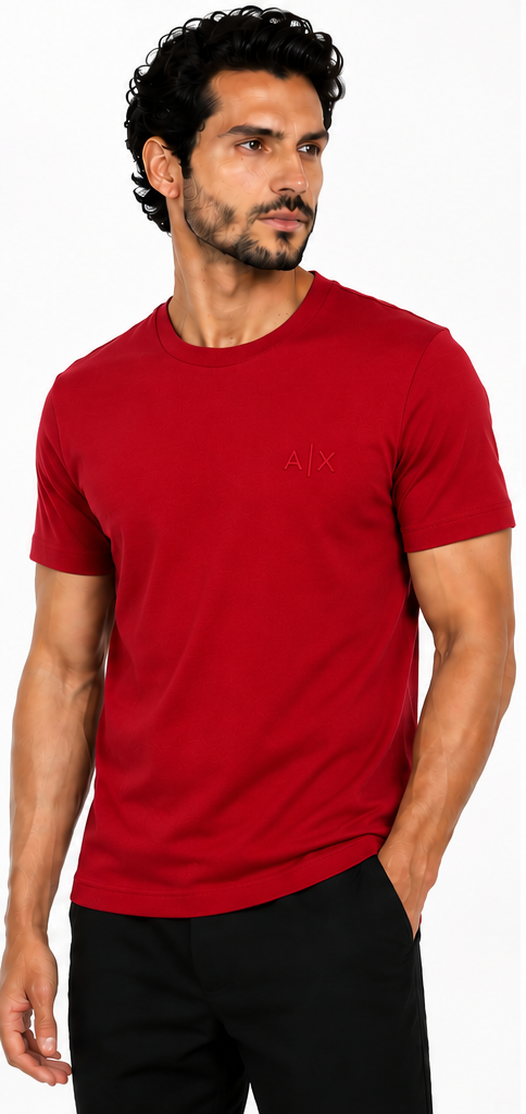 Armani Exchange Monocromatica - Vermelho